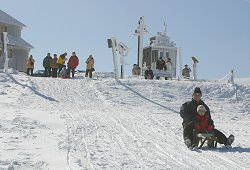 Start auf dem Fichtelberg - ab geht's ins Tal bis zur Vierenstra�e!
