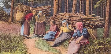 Schwere Arbeit im Erzgebirge