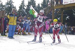 �bergabe im Wechselgarten