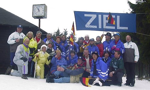 Abschlußfoto im Skistadion "Am Fichtelberg"